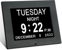 Digital Calendar Day Clock