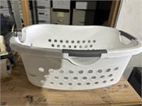 White Laundry Basket