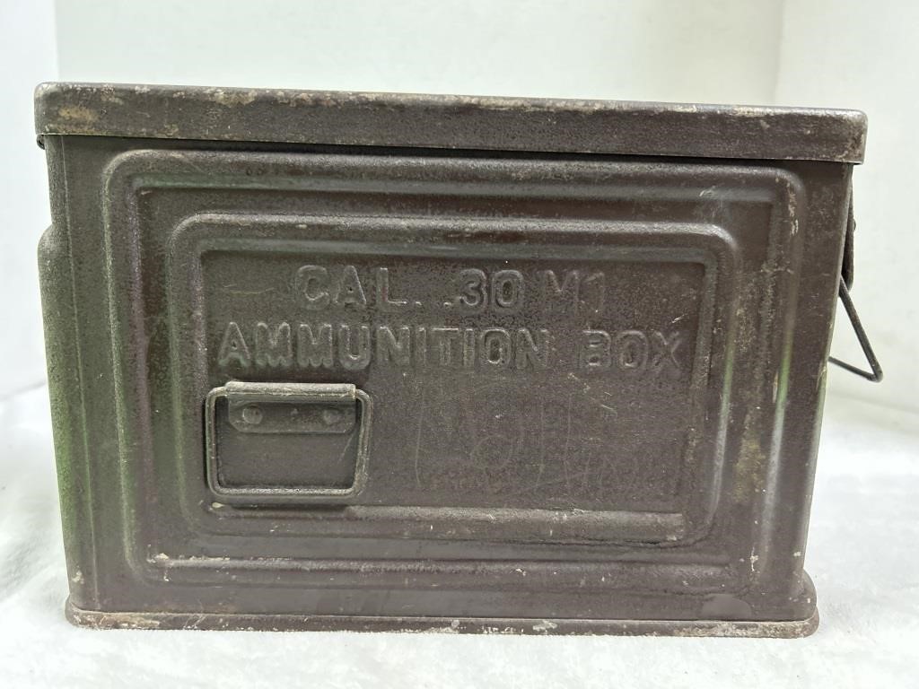 Vintage World War 2 Ammunition Box Cal. 30 M1