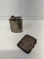 Lighter and Cigarette Case- WB