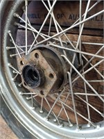 Harley Davidson 16" Wheels and Hubs. Damaged