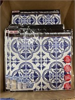Box of Self Adhesive Wall Tiles New in Pkg
