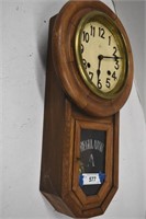 Vintage Regulator Clock - For Parts