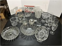 Clear Glassware various styles
