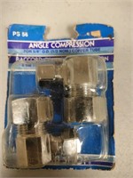 (New) Plumb shop ANGLE COMPRESSION FOR 5/8" O.D.
