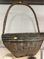 Early Wicker Woven Basket