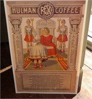 Hulman Rex Coffee Advertising Poster