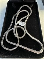 14k Moissanite necklace