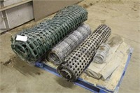 Assorted Fencing, Woven Wire, Barbed Wire,