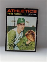 1971 Topps #384 Rollie Fingers HOF Athletics