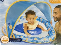 Pineapple Aqua Adjustable Seat Baby Float
