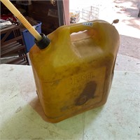 5-gallon yellow diesel jug- plastic