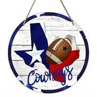 Dallas Cowboys Wooden Sign Decor 8x8 NEW