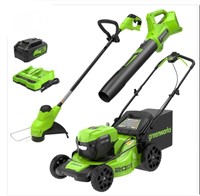 $600Retail- Greenworks 3Pc. Combo Kit

Lightly