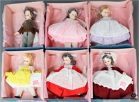 6 Madame Alexander "Little Women" Dolls
