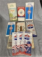 Vintage Gas and Oil Maps