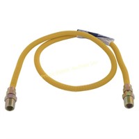 EASTMAN $35 Retail 4' Gas Connector, 48" 1/2" Mip