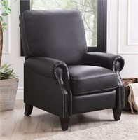 Braxton Bonded Leather Pushback Recliner