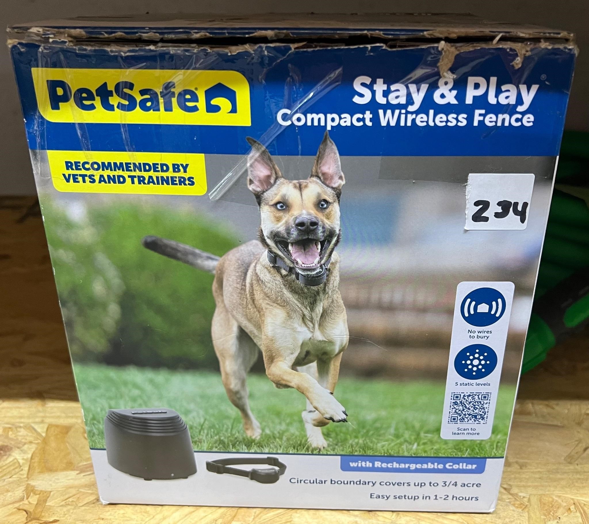 PetSafeStay&PlayCompactWirelessFence,up to 3/4acre