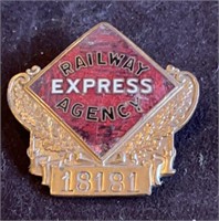 Authentic Railway Express Agency Badge