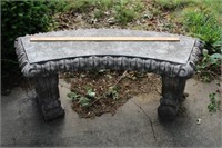 Concrete Garden Bench No 2