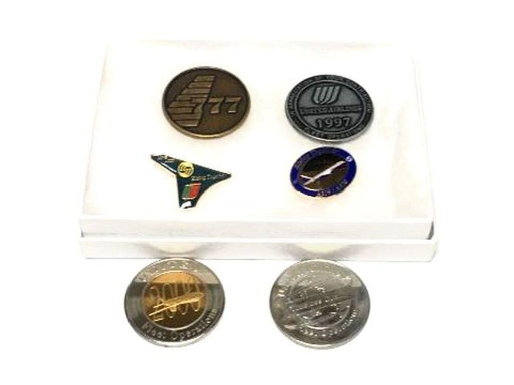 United  Airlines Tokens & Pins