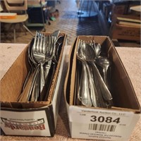 SS Flatware  - 2 boxes, different patterns