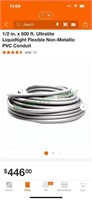 1/2" flexible pvc conduit