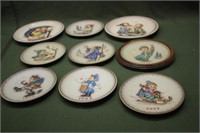 (9) Vintage West Germany M J Hummel Plates