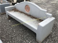 24"X7' CONCRETE BENCH