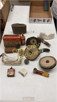 Buffing wheels, goggles, buffing compound, etc