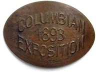 1893 Elongated Penny Columbian Exposition