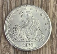 Immitation 1873 Silver Trade Dollar