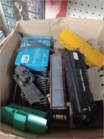 Box Lot of Vtg. Life Like Trains and Parts