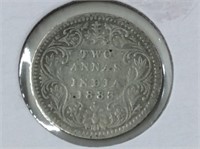 1883 India 2 Annas 0.917