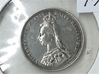 1888 England .925 Silver