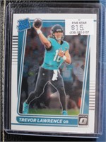 2021 OPTIC TREVOR LAWRENCE ROOKIE CARD