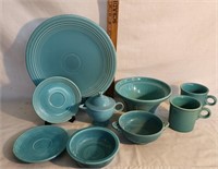 Early Fiestaware Light Blue & Turquoise