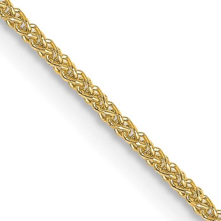 18k- Yellow Gold Diamond-Cut Spiga Chain