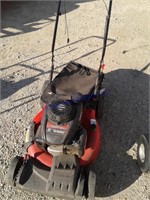 Troy Bilt 21" self-propelled, rear bagger mower,