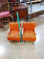 2- retro child's rocking chair & sitting chair