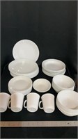 Corelle White dishes