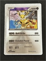 Eevee Evolutions Silver Foil Pokémon Card