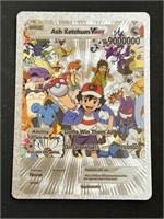 Ash Ketchum Vmax Silver Foil Pokémon Card