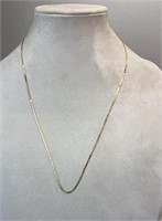 24”  14k gold necklace