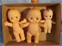 3 Cupie dolls