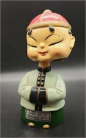 VTG PAPER MACHE "CHINESE" BOBBLEHEAD - DAMAGE