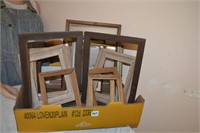 Wooden Picture Frames Box Lot
