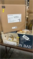 1 LOT 1-HAMPTON BAY 3-0LIGHT VANITY FIXTURE