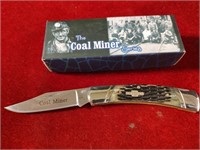 Rough Rider Coal Miner Lock back Knife in Box